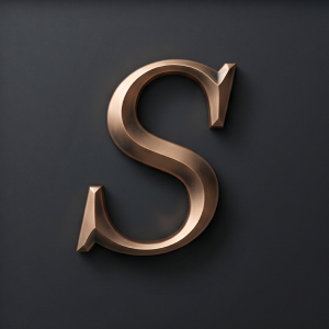 Suyana — copper S lettermark